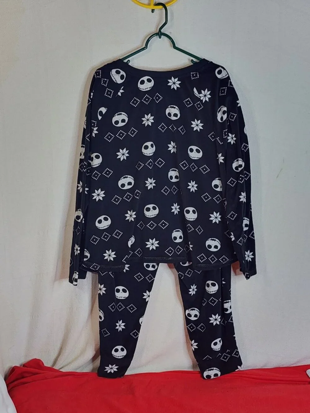 Disney Nightmare Before Christmas Black Soot Poly 2pc Pajama Set Size 3X 22W-24W - Picture 11 of 16